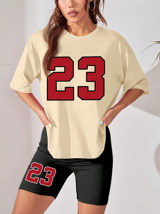 23 Printed Short Set