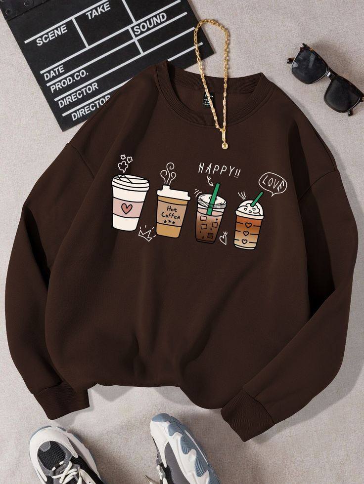 Happy Love Printed Sweatshirt