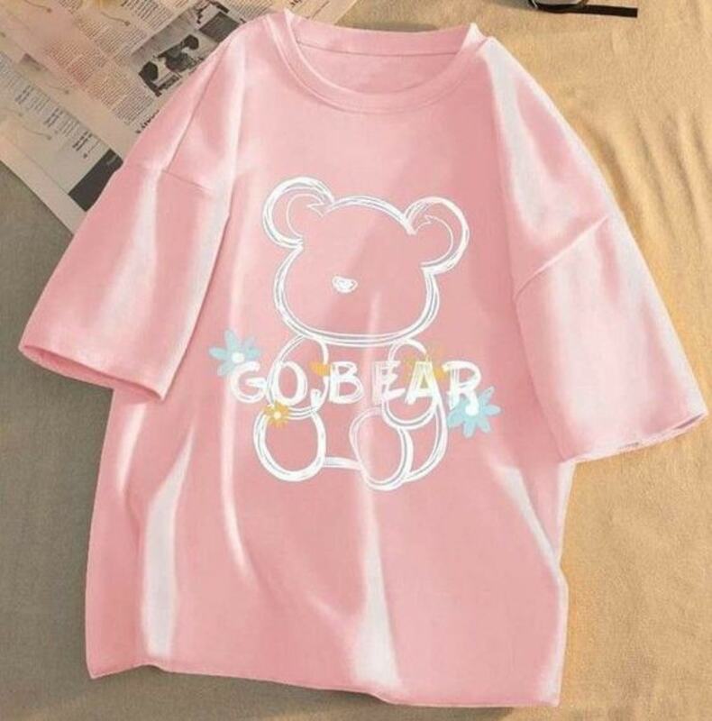 Go Bear Oversized/Drop Shoulder Tee