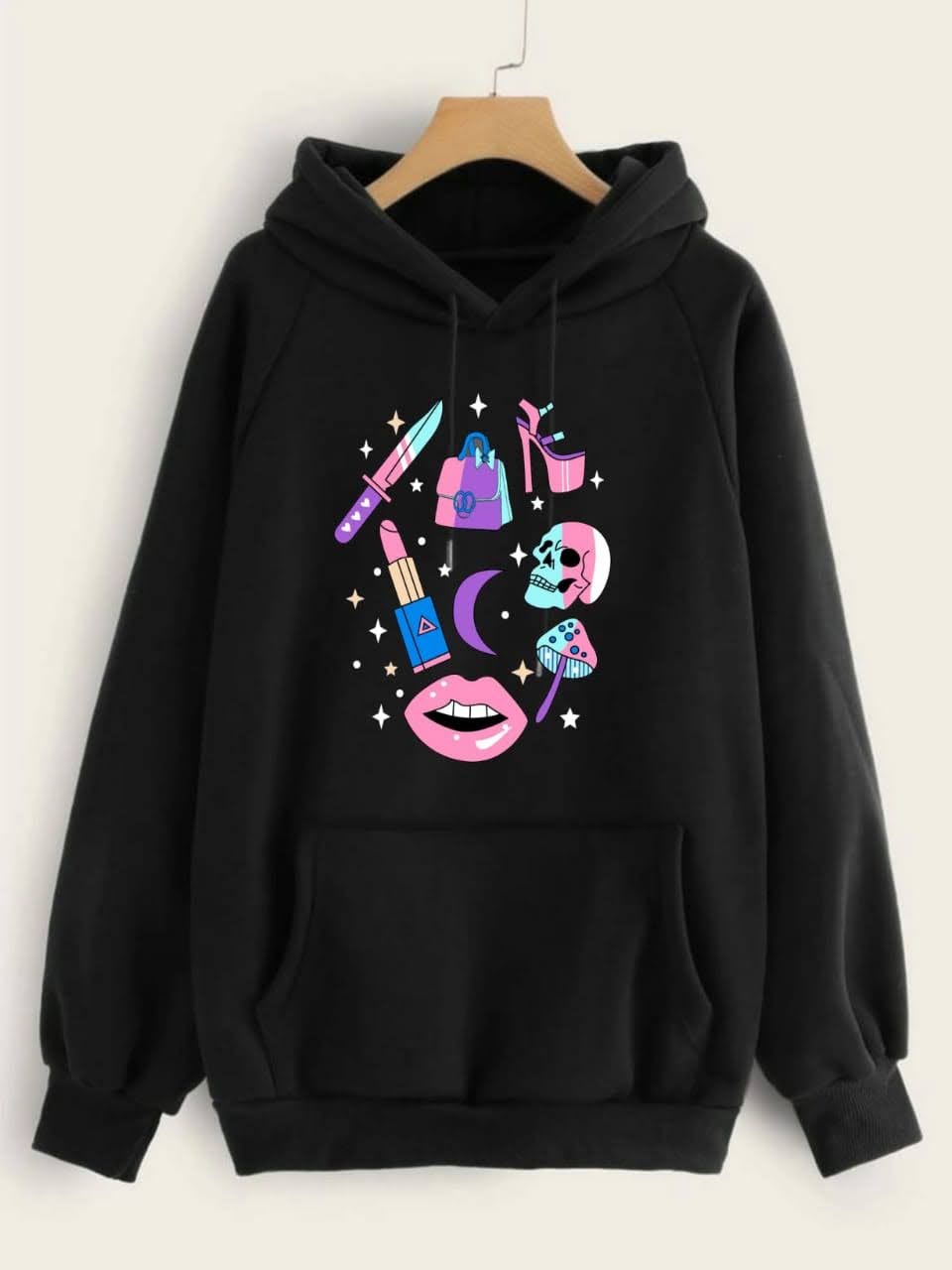 Makeup Skull Hoodie