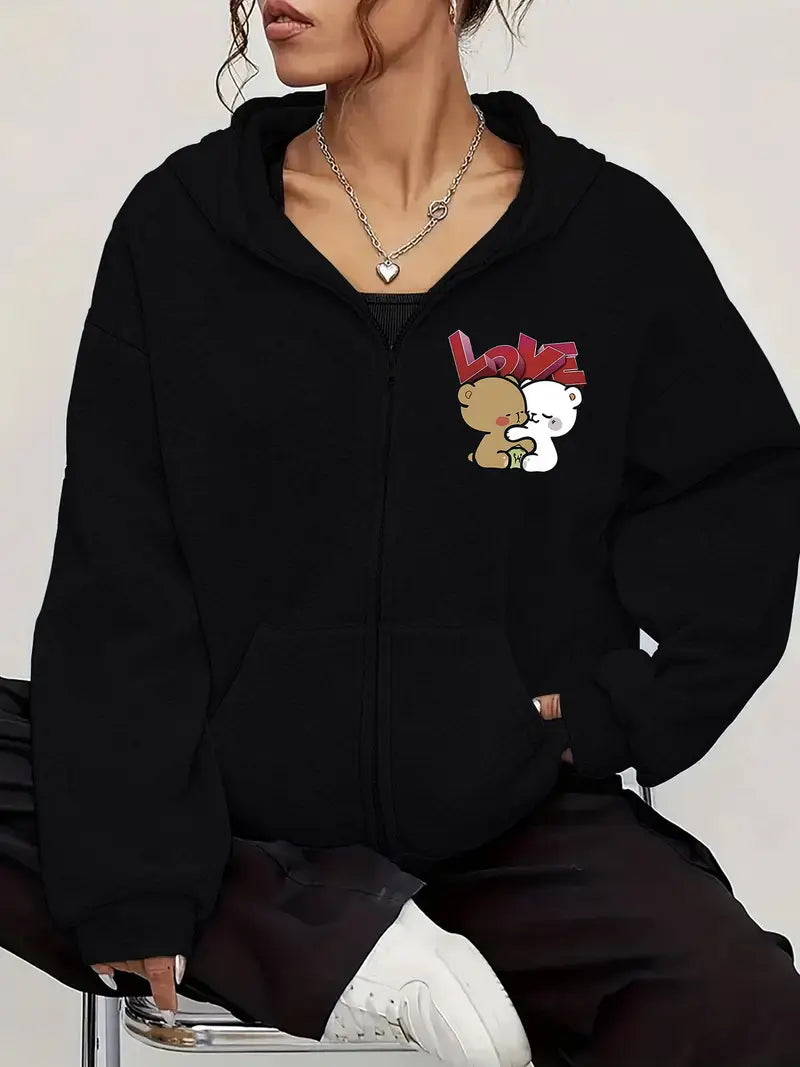 Love Zipper Hoodie