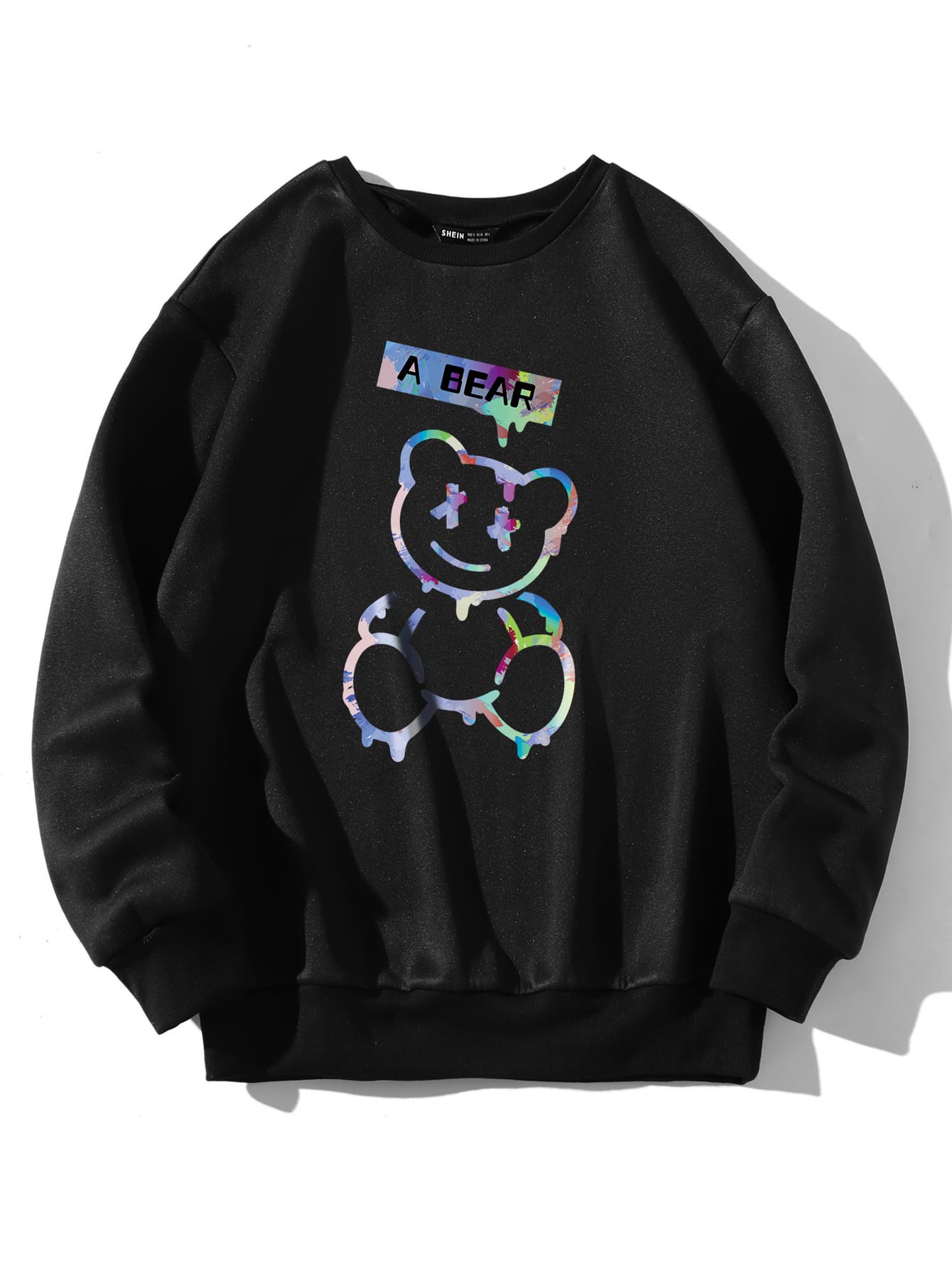 Bear Reflector Printed Sweatshirt