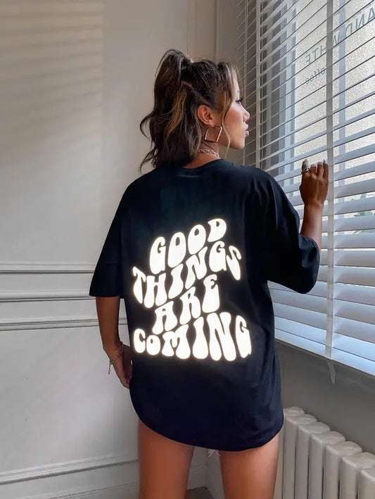 Reflector Drop Shoulder Tee