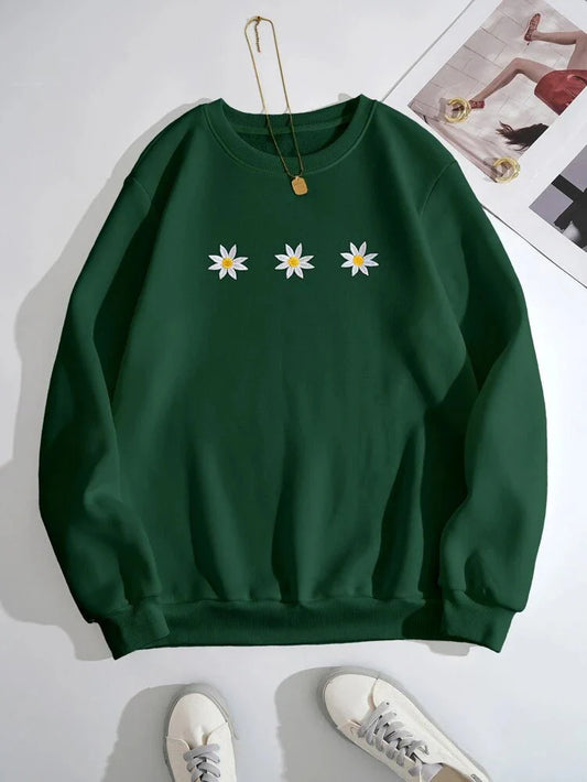 Daisy Printed Sweatshirt