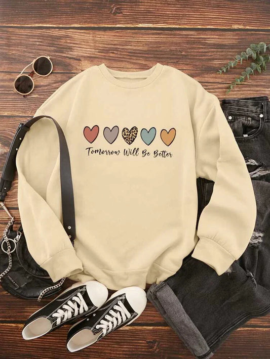 Tommorrow Printed Sweatshirt