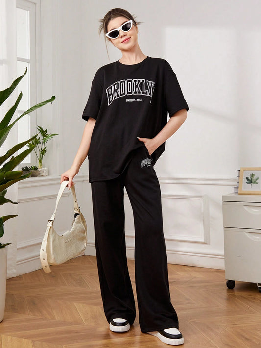 Brooklyn Printed Flapper Tracksuit
