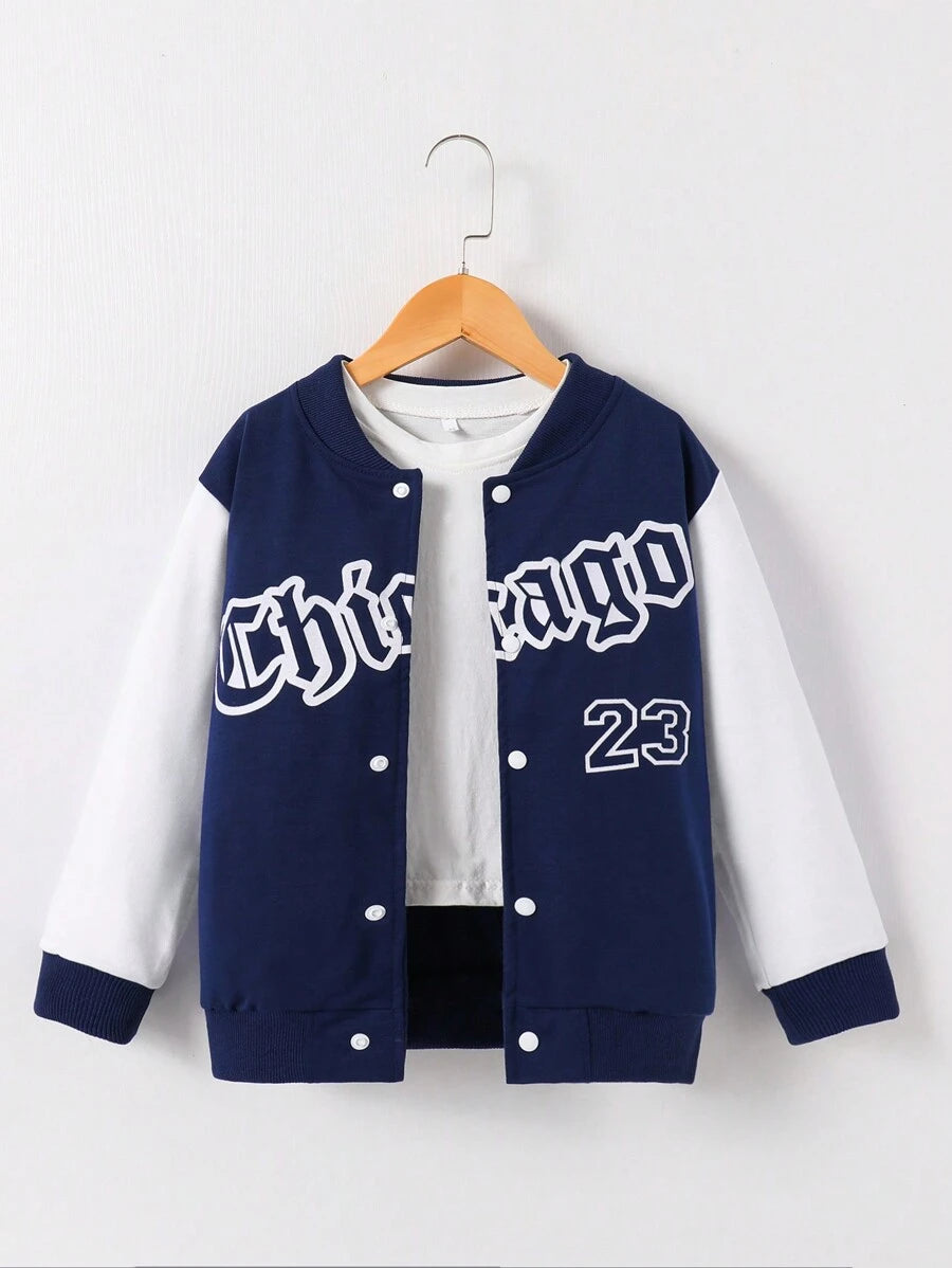 Chicago Blue Versity Jacket