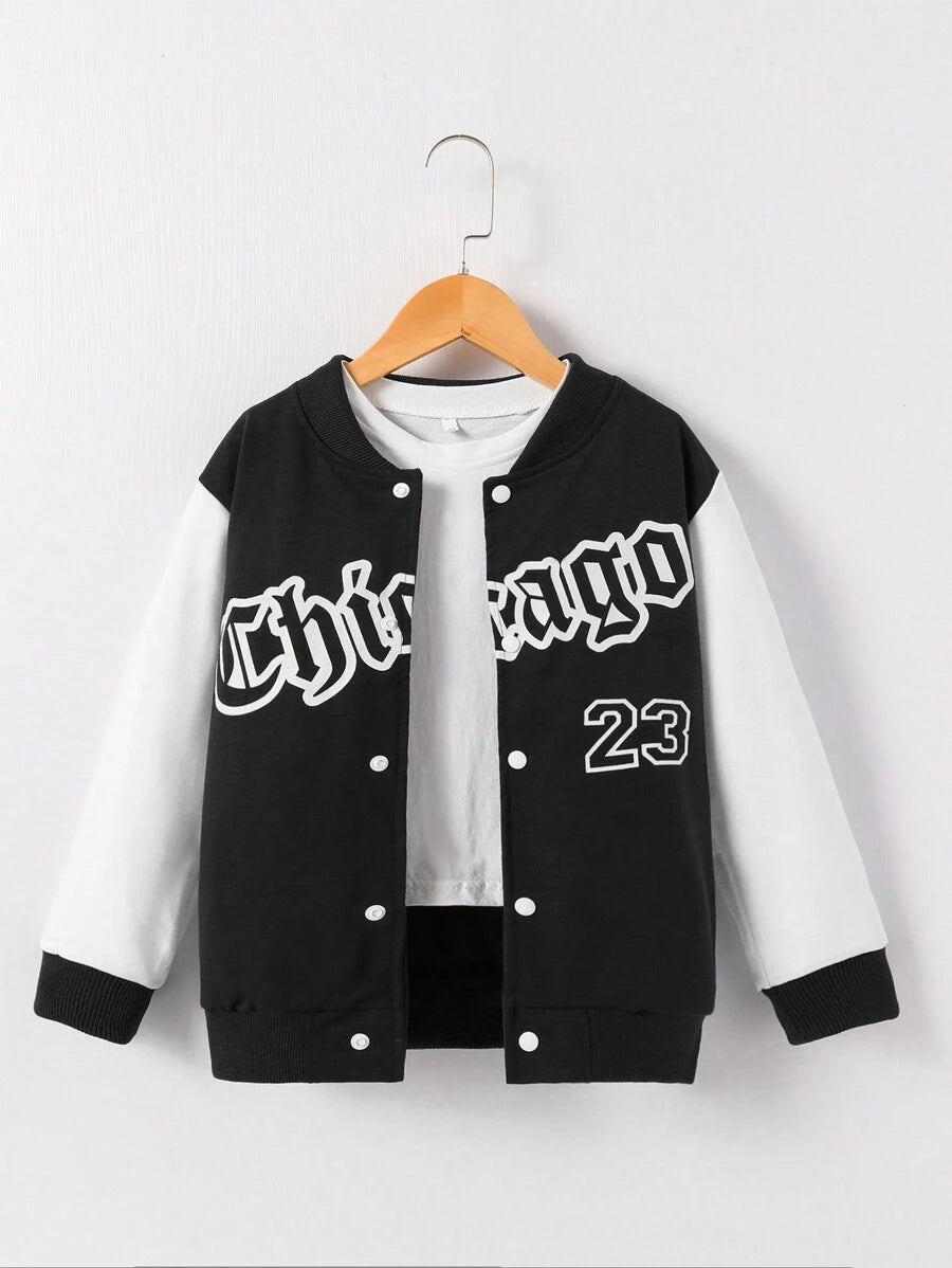 Chicago Black Versity Jacket