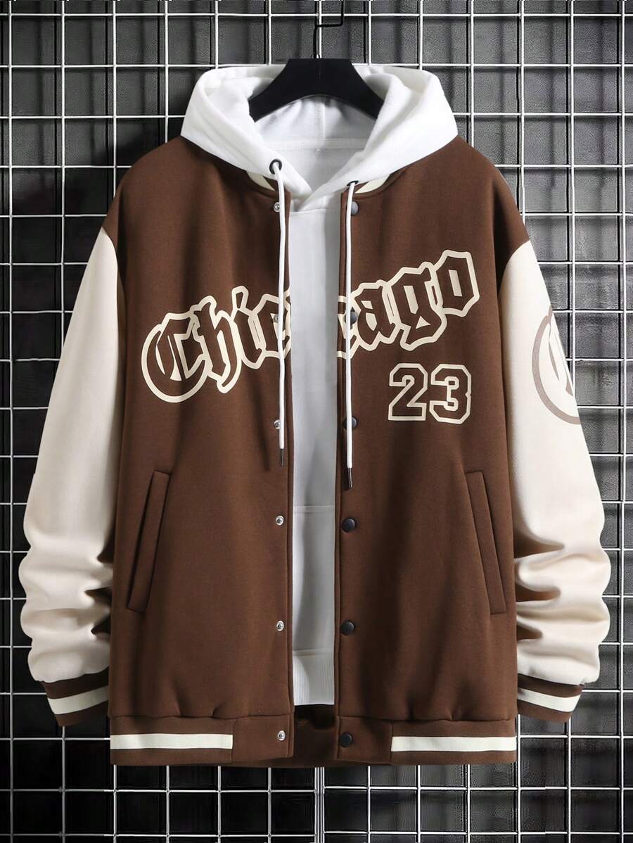 Chicago Brown Versity Jacket