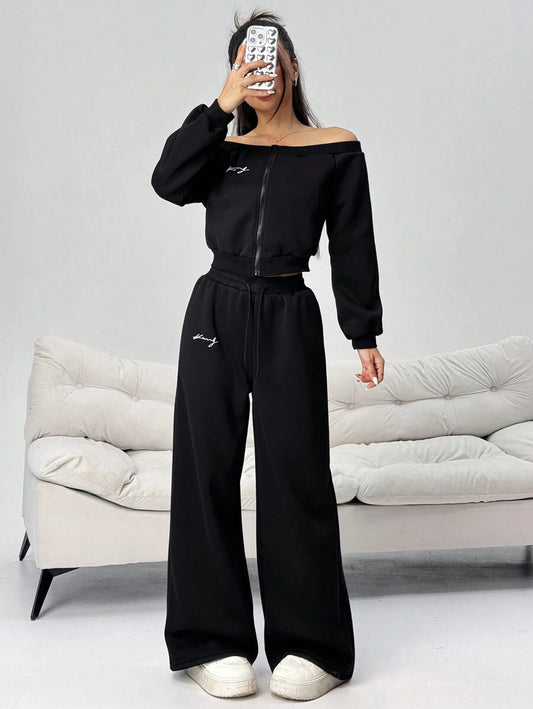 OFF Shoulder Tracksuit