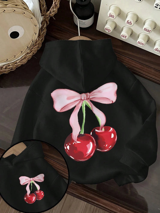 Cherry Printed Hoodie
