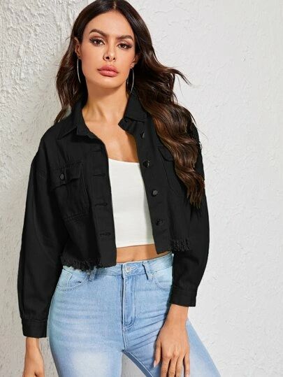 Crop Denim Jacket