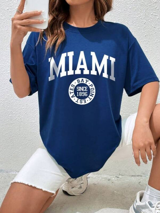 Miami Oversized/Drop Shoulder Tee