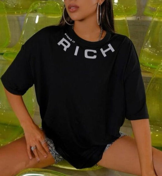 Rich Oversized/Drop Shoulder Tee