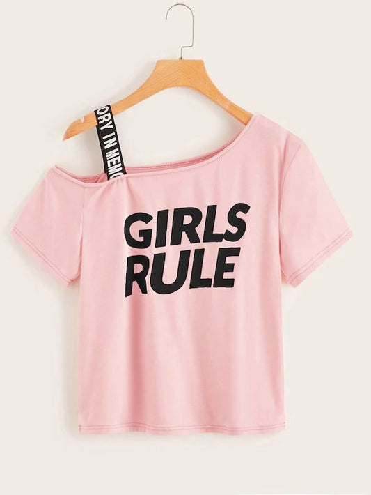 Girls Rule Crop Top