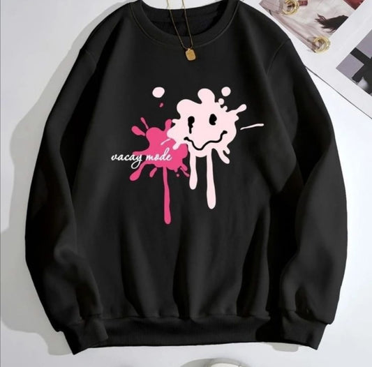 Vacay Mode Printed Sweatshirt