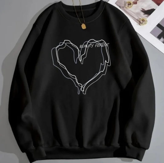 Beauty Frent Printed Sweatshirt