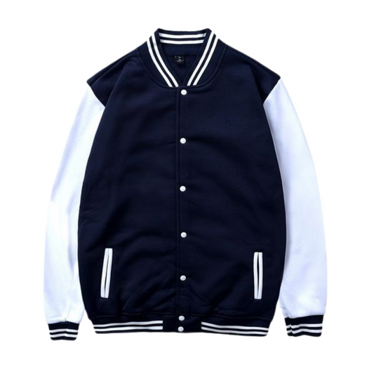 Basic Blue Versity Jacket