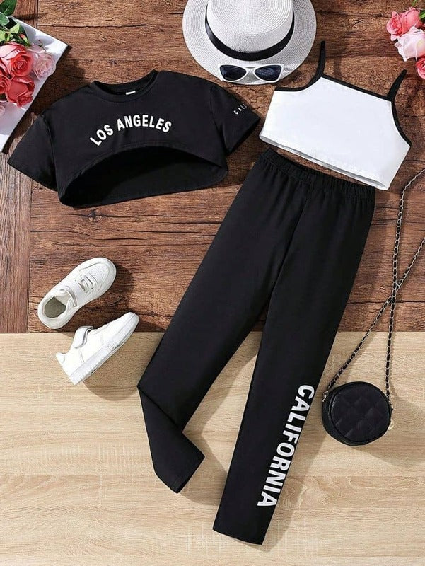 Los Angeles California 3 Pc Tracksuit