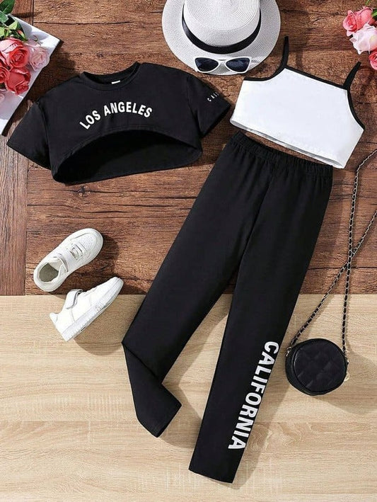 Los Angeles California 3 Pc Tracksuit